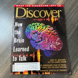 Discover Magazine June 1996 How the Brain Learned to Talk What Dinosaurs Left Us